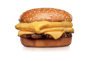 Carl's Jr Breakfast Burger