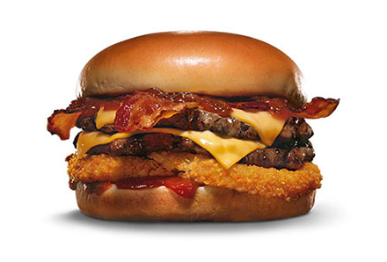 Double Western Bacon Angus Burger